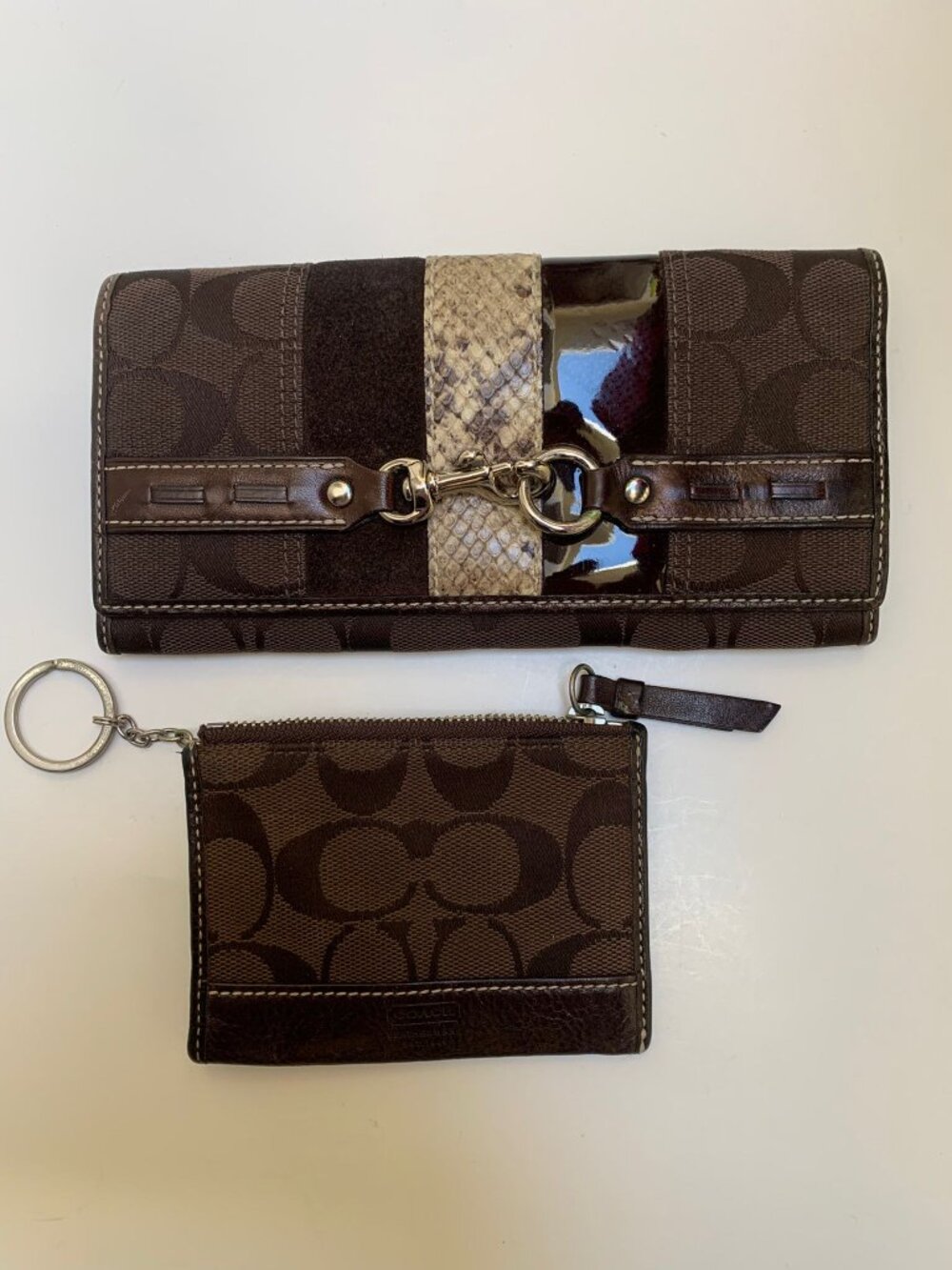 Vintage Coach Wallet Set